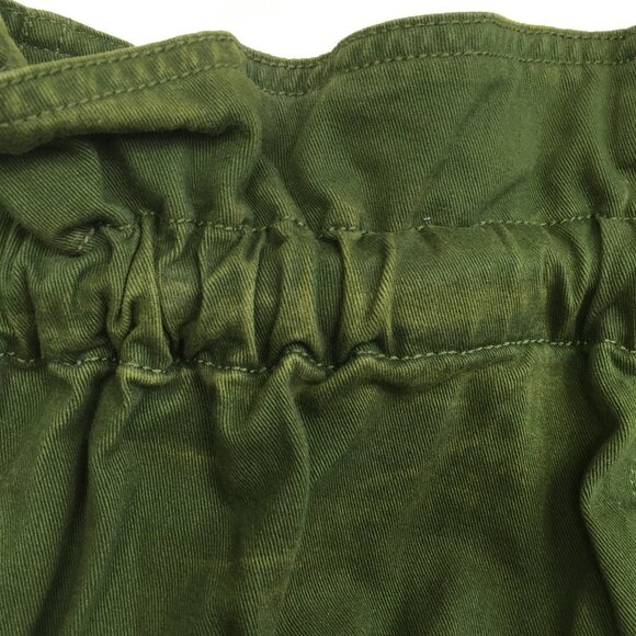 URBAN OUTFITTERS Green High Waist Adjustable Drawstring Button Fly Pant Jeans - Picture 10 of 11